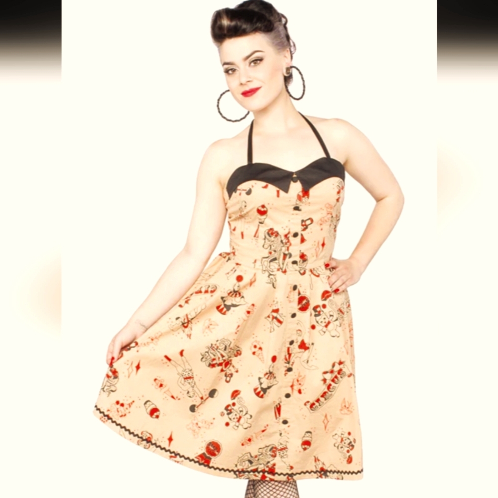 RARE! Sourpuss Dog & Pony Show/ circus Halter Dress